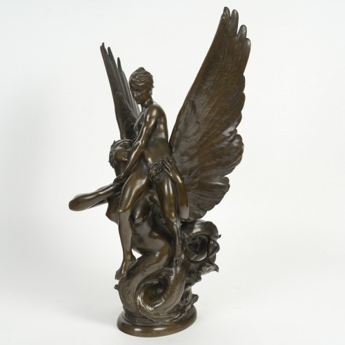 Sculpture Sculpture en Bronze - Denys Puech (1854-1942) La sirène