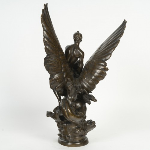 Denys Puech (1854-1942) La sirène - Art nouveau