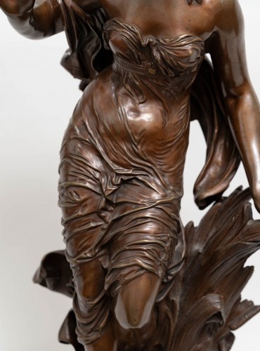 Woman with a Bird - Auguste Moreau (1834 -1917)  - 