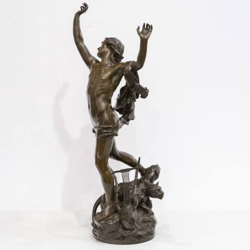 Raoul Verlet (1857 - 1923) The Sorrow of Orpheus - Sculpture Style Art nouveau