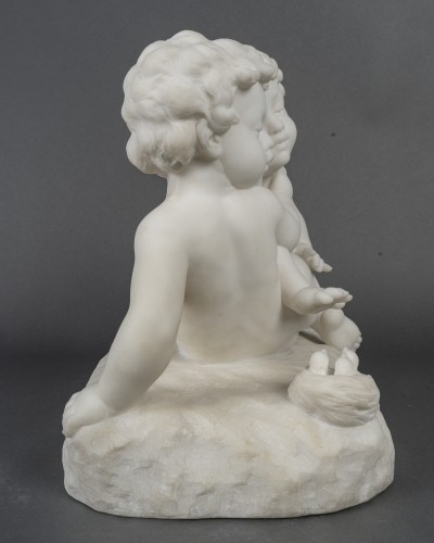 Antiquités - Leilio LANDUCCI (1890-1954) Le nid des merveilles