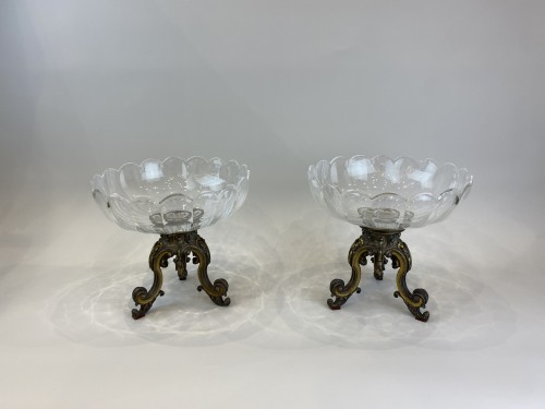 Napoléon III - Napoleon III period crystal Bowls