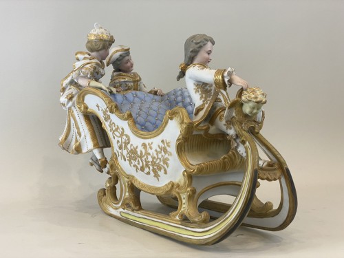 20th century - Sitzendorf Biscuit Centerpiece, Circa 1900