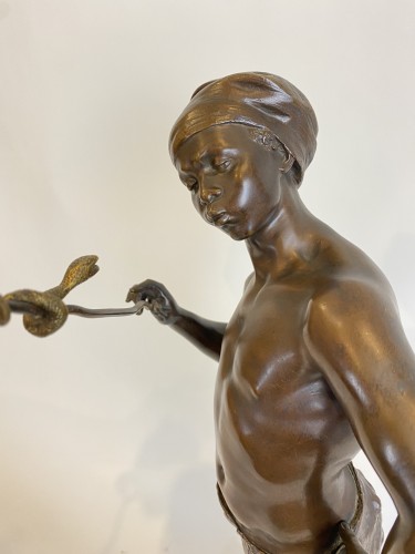 Art nouveau - Adolphe Jean Lavergne (1863-1928), The Snake Charmer