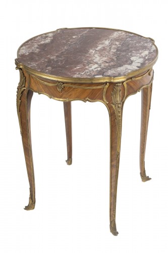 Large Rosewood Pedestal Table, Circa 1870