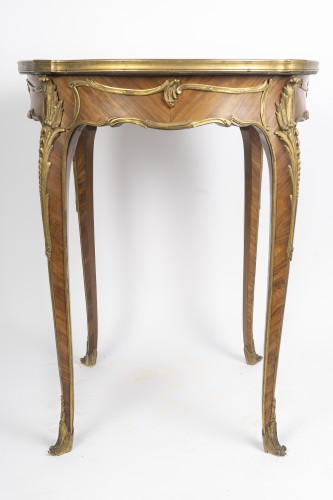Large Rosewood Pedestal Table, Circa 1870 - Furniture Style Napoléon III