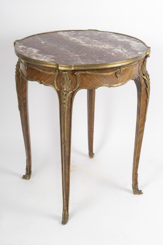 19th century - Large Rosewood Pedestal Table, Circa 1870