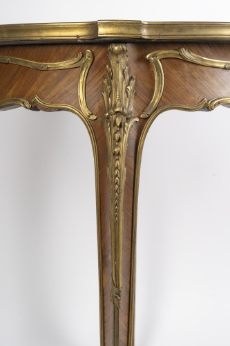 Napoléon III - Large Rosewood Pedestal Table, Circa 1870