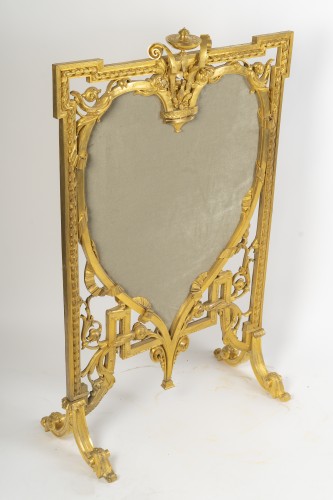 Architectural & Garden  - Rare Gilt Bronze Fireplace Front, Circa 1870