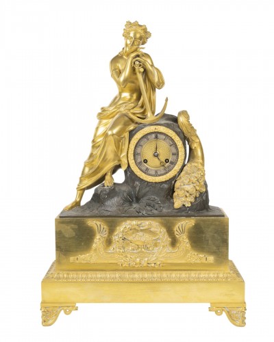 Allégorie marine - Pendule Charles X circa 1830