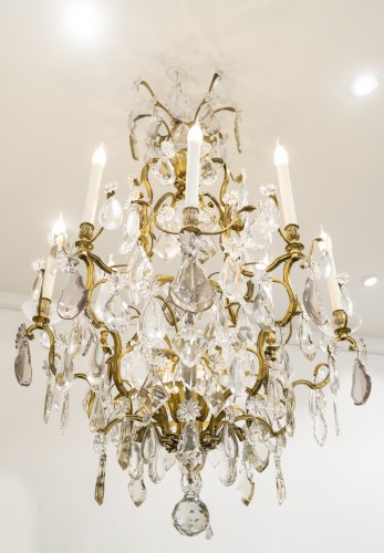 Large Cage Chandelier From The House Of Baguès, Circa 1890 - Lighting Style Napoléon III
