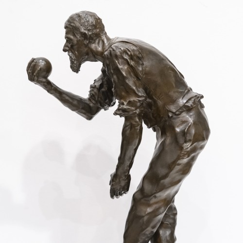 Antiquités - Joseph-antoine Bernard (1866-1931) Boules Player