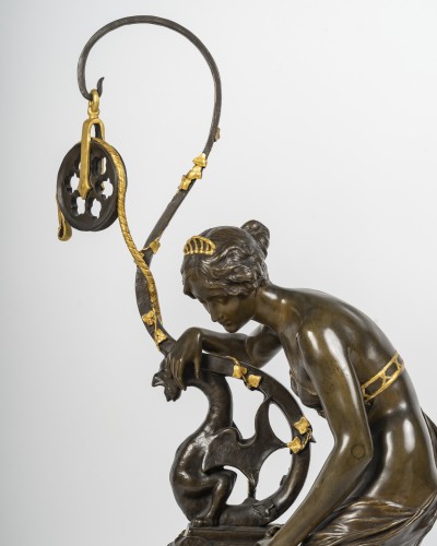 19th century - Henri Vidal (1864-1918) Asleep At The Fountain 