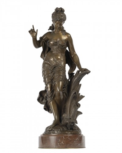 Auguste Moreau (1834-1917) Femme à l'Oiseau