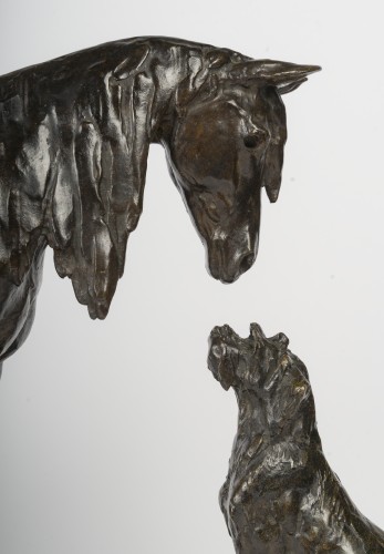 Maximilien FIOT (1886-1953) les amis de toujours - Sculpture Style 