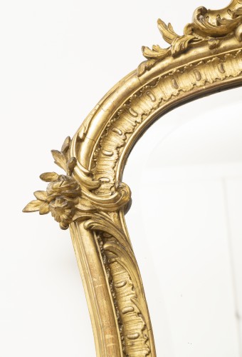 Antiquités - Louis XV style Mirror Circa 1870