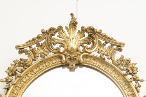 Rococo Mirror, Circa 1870 - Napoléon III