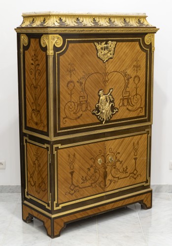 Mobilier Bureau et Secrétaire - Paul Sormani (1817-1877) Secrétaire à abattant, Paris circa 1860