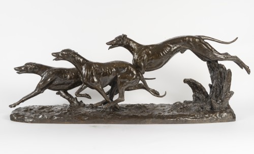 Maximilien Fiot (1886-1953) Greyhound Racing  - 