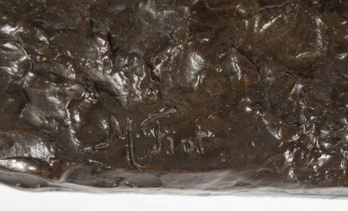 Antiquités - Maximilien Fiot (1886-1953) Greyhound Racing 