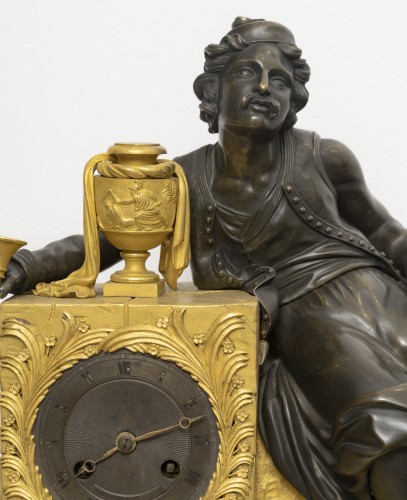 Clock, Konstantinos Kanaris, Markos Botsaris, Circa 1830 - Restauration - Charles X