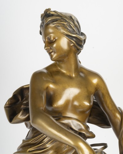 Sculpture  - Raoul Larche (1860-1912) The Golden Nereid And The Dolphin