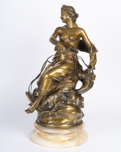 Raoul Larche (1860-1912) The Golden Nereid And The Dolphin - 