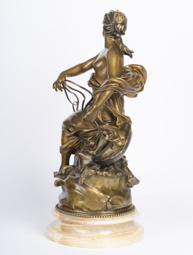 20th century - Raoul Larche (1860-1912) The Golden Nereid And The Dolphin