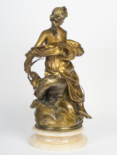 Raoul Larche (1860-1912) The Golden Nereid And The Dolphin - Art nouveau