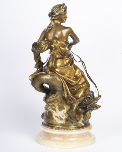 Art nouveau - Raoul Larche (1860-1912) The Golden Nereid And The Dolphin