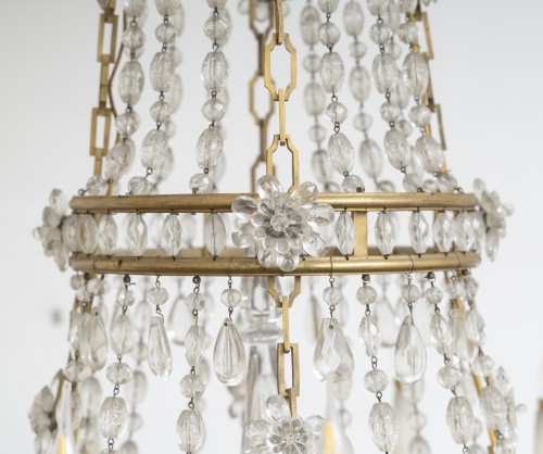 Napoléon III - Large Louis XVI style chandelier, &quot;Marie-Antoinette&quot; model, circa 1870