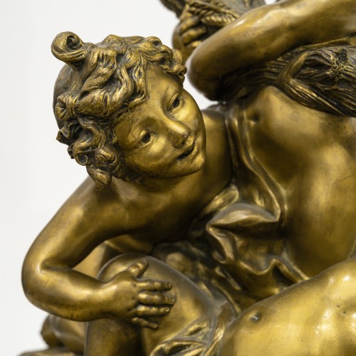 Charles Raphaël PEYRE (1872-1949) Réveil de l'été - Sculpture Style Art nouveau