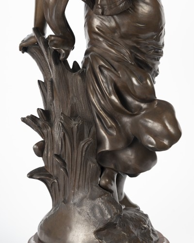 Auguste Moreau (1834-1917) Femme à l'Oiseau - Napoléon III