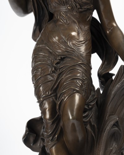 Antiquités - Auguste Moreau (1834-1917) Femme à l'Oiseau