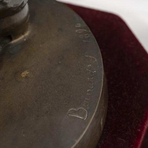 Joseph-antoine Bernard (1866-1931) Boules Player - Art nouveau