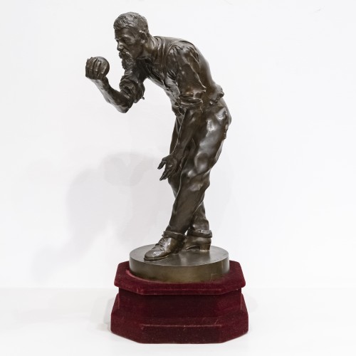 Antiquités - Joseph-antoine Bernard (1866-1931) Boules Player