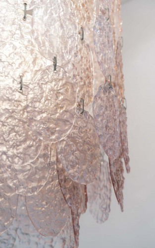 Gino Vistosi (1925-1980)  Large Nine-light Murano Chandelier - Lighting Style 50