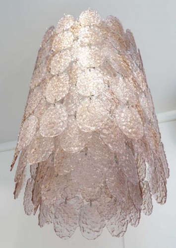 Lighting  - Gino Vistosi (1925-1980)  Large Nine-light Murano Chandelier