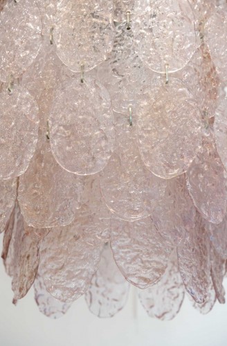 20th century - Gino Vistosi (1925-1980)  Large Nine-light Murano Chandelier