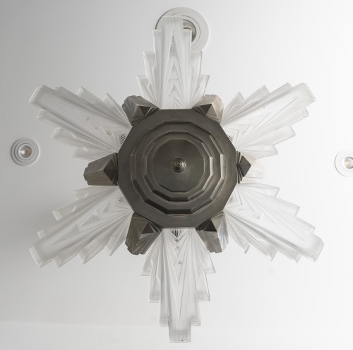Henri Petitot, Art Deco Chandelier, Circa 1930 - Lighting Style Art Déco