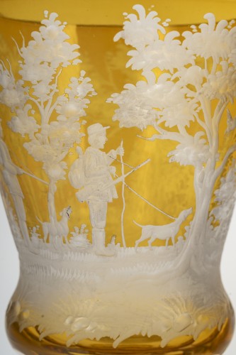 19th century - Pair Of Bohemian Vases, Circa 1880