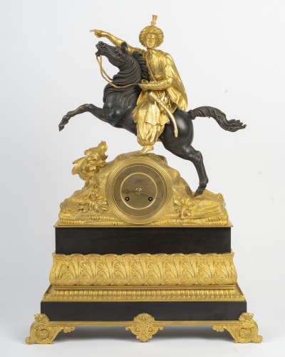 Greek Insurgent Leader, Clock Circa 1830 - 