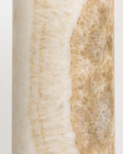 XIXe siècle - Paire de colonnes en onyx du Maroc et bronze doré, Circa 1870