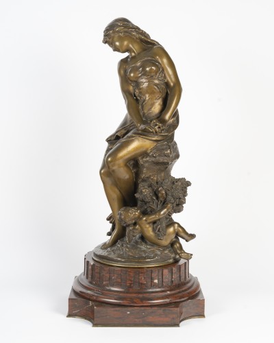 Mathurin Moreau (1822-1912) The Return Of The Swallows - Art nouveau