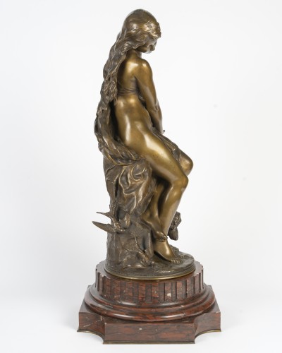 Antiquités - Mathurin Moreau (1822-1912) The Return Of The Swallows