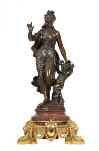 Auguste MOREAU (1834-1917) Femme à l'enfant