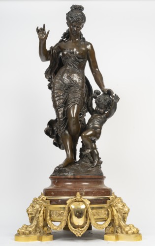 Auguste MOREAU (1834-1917) Femme à l'enfant - Acropole Antiquités