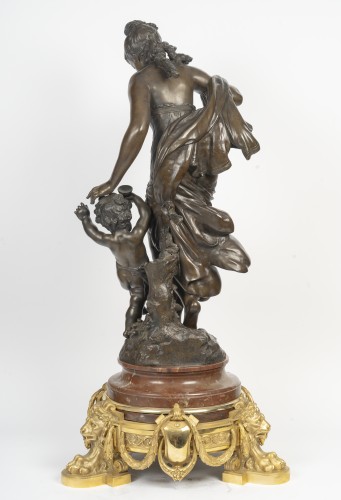 Antiquités - Auguste MOREAU (1834-1917) Femme à l'enfant