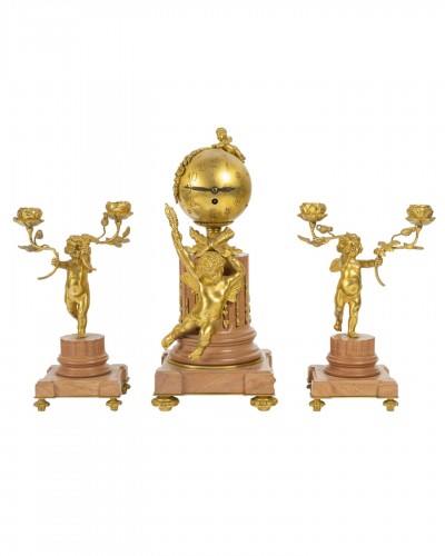 Garniture de cheminée, circa 1880