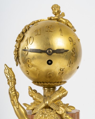 Horlogerie Pendule - Garniture de cheminée, circa 1880